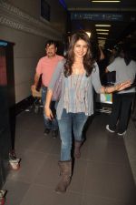 priyanka chopra leaves for her brother_s graduation ceremony in Airport, Mumbai on 23rd May 2012 (6).JPG